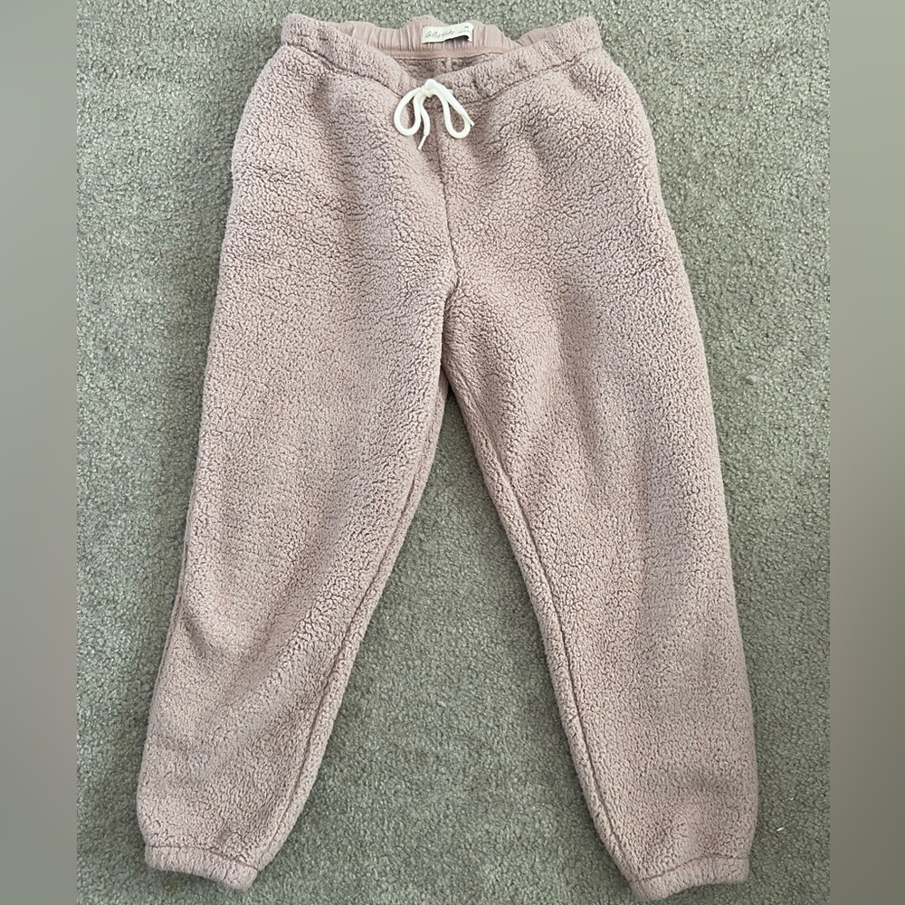 Hollister Girly Hicks Sherpa Joggers